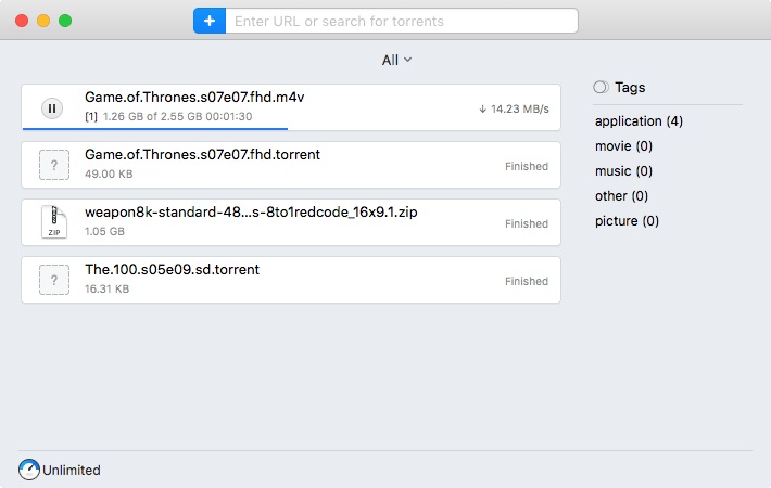 torrent download manager for mac os x